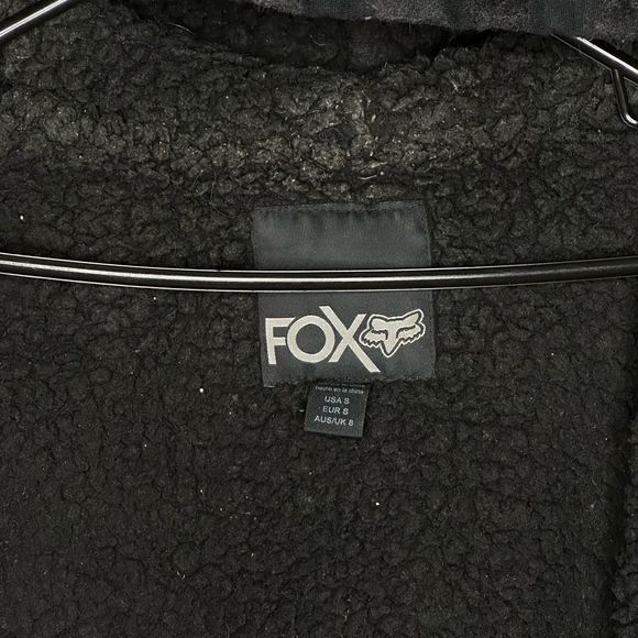 Y2K Fox Racing Velour Full Zip Hoodie Size Small - Picture 5 of 5